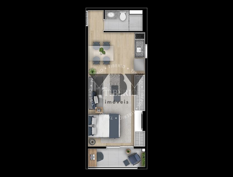 Apartamento, 1 quarto, 27 m² - Foto 50