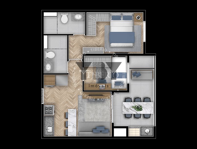 Apartamento, 1 quarto, 30 m² - Foto 54