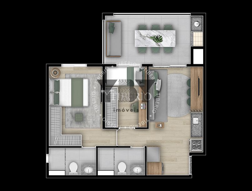 Apartamento, 3 quartos, 75 m² - Foto 55