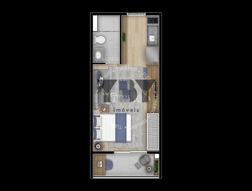 Apartamento, 1 quarto, 43 m² - Foto 16