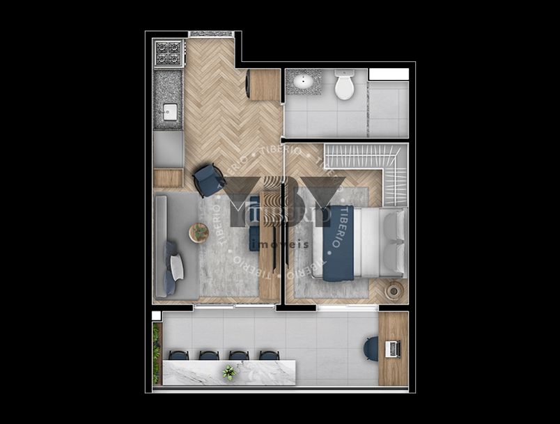 Apartamento, 1 quarto, 43 m² - Foto 28