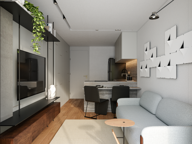 Apartamento 1 quarto e 1 banheiro, à venda, no bairro Ponta de Campina em Cabedelo