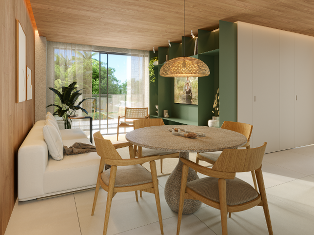 Apartamento 1 quarto e 1 banheiro, à venda, no bairro Ponta de Campina em Cabedelo