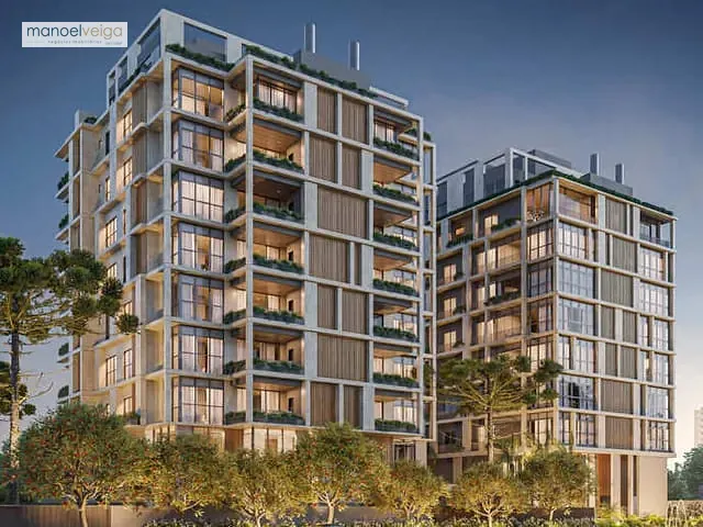 Apartamento 2 quartos e 3 banheiros, à venda, no bairro Cabral em Curitiba