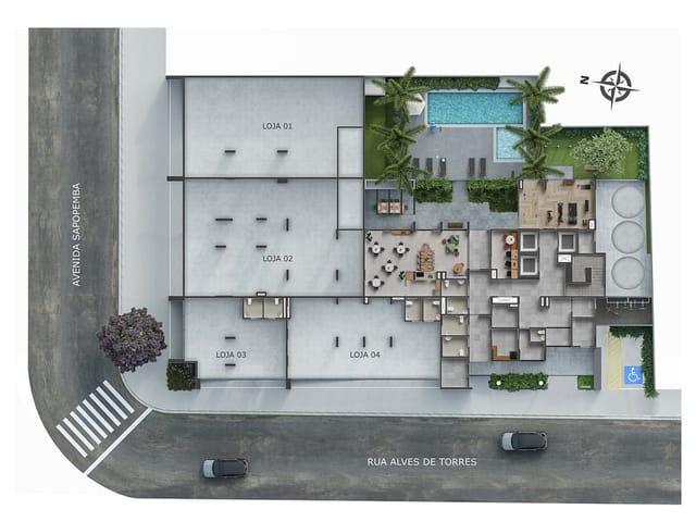 Planta do Loja - Loja à venda 92.74M² Sapopemba São Paulo - SP | Jalico Sapopemba - Lojas | Lares e Andares Imóveis