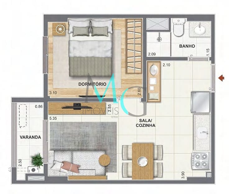 Apartamento, 3 quartos, 76 m² - Foto 21