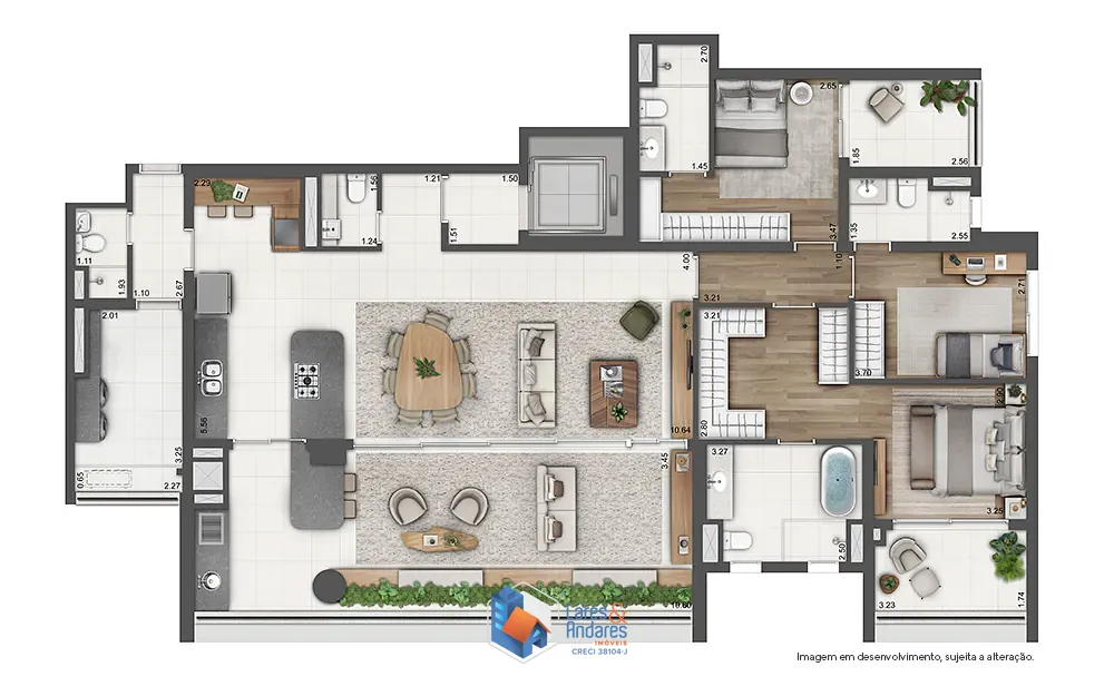 Apartamento, 4 quartos, 202 m² - Foto 24