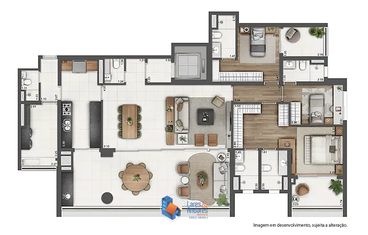 Apartamento, 4 quartos, 202 m² - Foto 27