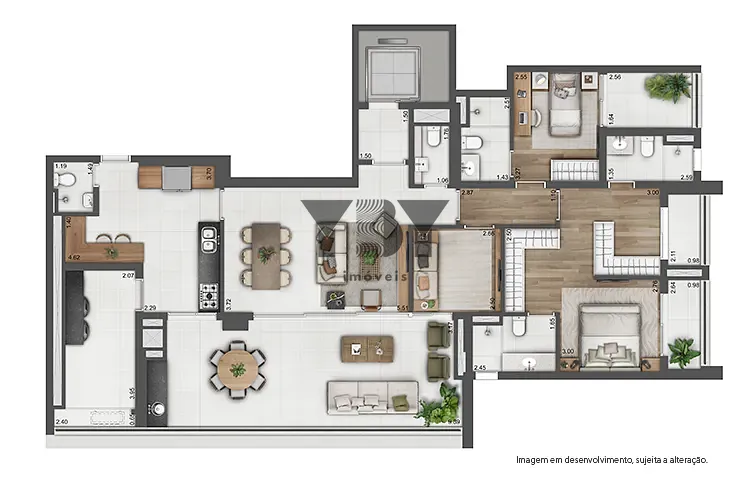 Apartamento, 4 quartos, 202 m² - Foto 21