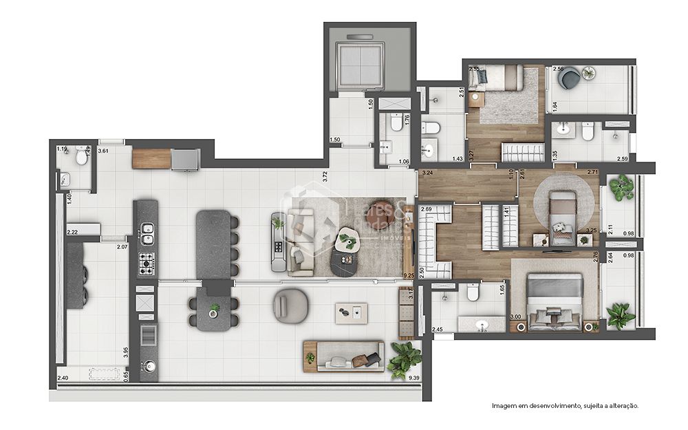 Apartamento, 4 quartos, 171 m² - Foto 19