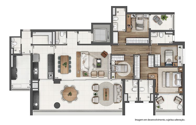 Apartamento, 4 quartos, 171 m² - Foto 23