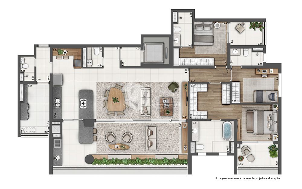 Apartamento, 4 quartos, 171 m² - Foto 24