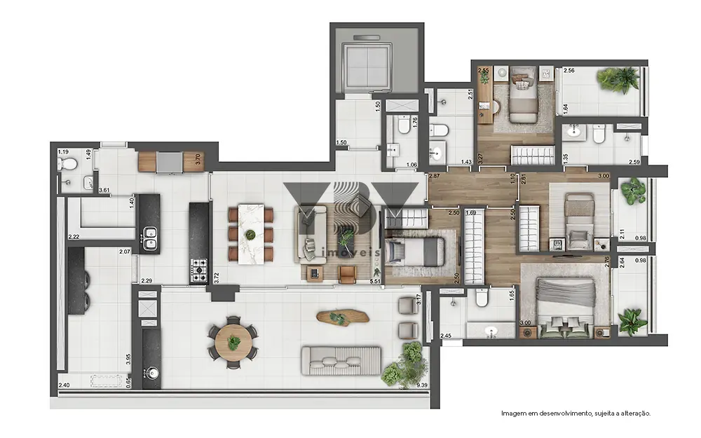 Apartamento, 4 quartos, 171 m² - Foto 16