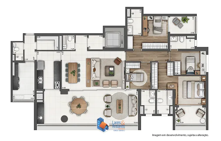 Apartamento, 4 quartos, 171 m² - Foto 22