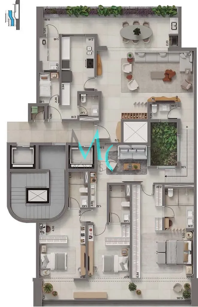 Apartamento, 4 quartos, 323 m² - Foto 19