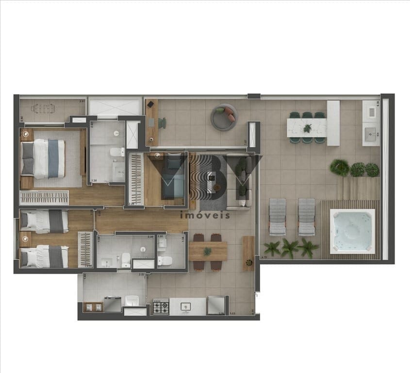 Apartamento, 1 quarto, 32 m² - Foto 32