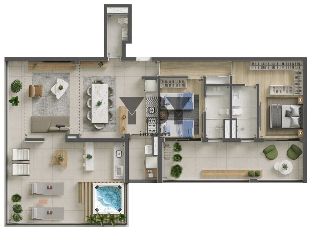 Apartamento, 1 quarto, 32 m² - Foto 34