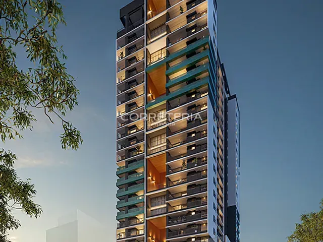 Apartamento 1 quarto e 2 banheiros, à venda, no bairro Brooklin Novo em São Paulo