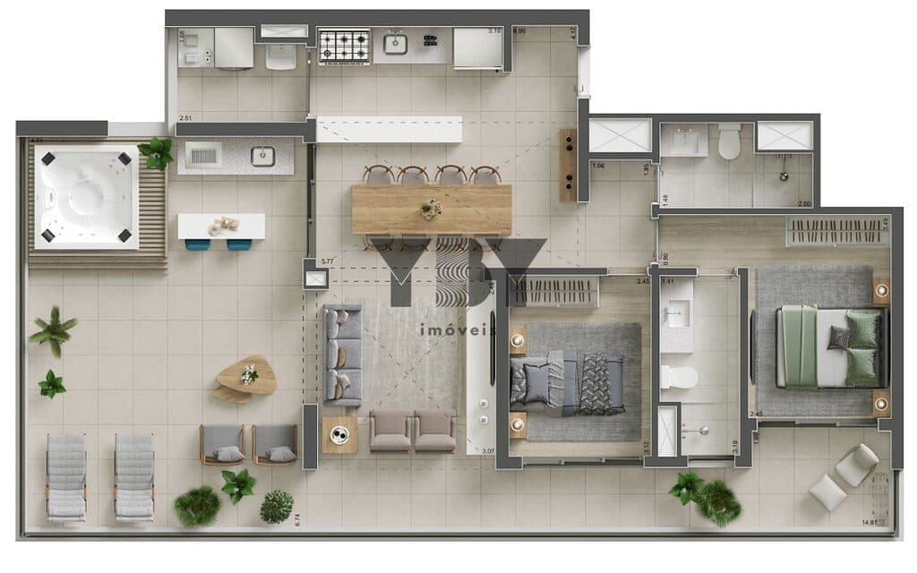 Cobertura à venda com 2 quartos, 119m² - Foto 33