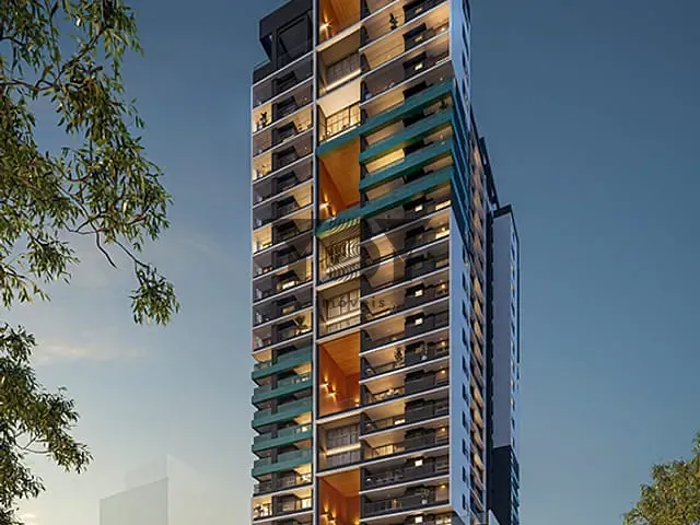 Studio 1 quarto e 1 banheiro, à venda, no bairro Brooklin Novo em São Paulo