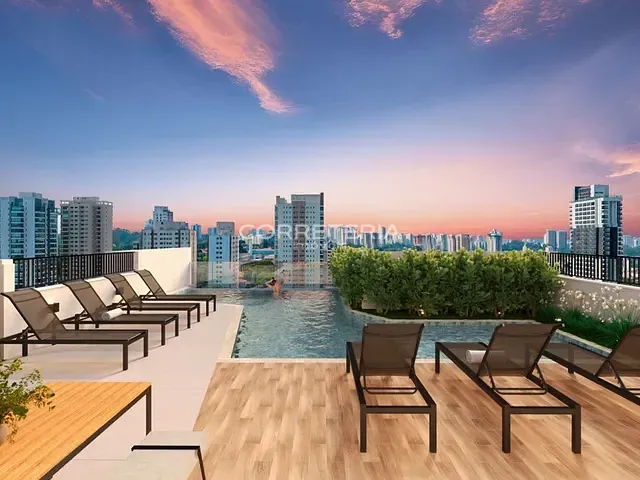 Apartamento 1 quarto e 1 banheiro, à venda, no bairro Santo Amaro em São Paulo