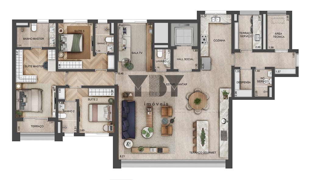 Apartamento, 3 quartos, 133 m² - Foto 27