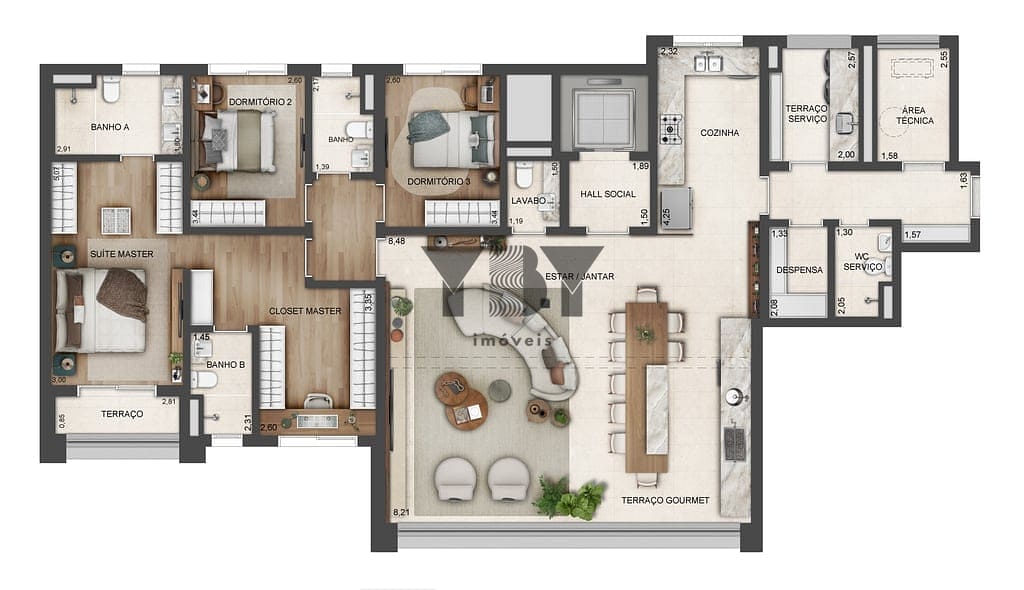 Apartamento, 3 quartos, 133 m² - Foto 29