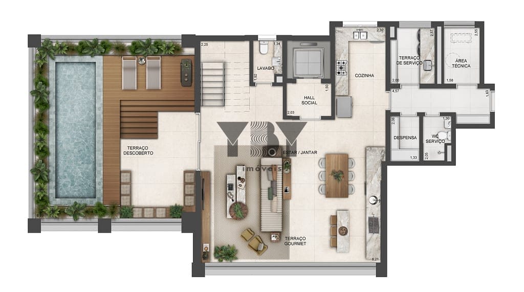 Apartamento, 3 quartos, 133 m² - Foto 33