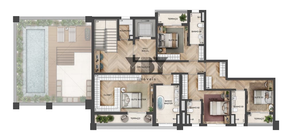 Apartamento, 3 quartos, 133 m² - Foto 34