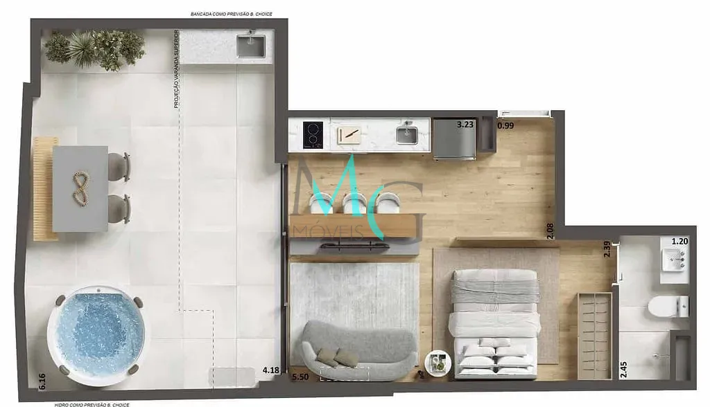 Apartamento, 1 quarto, 38 m² - Foto 21