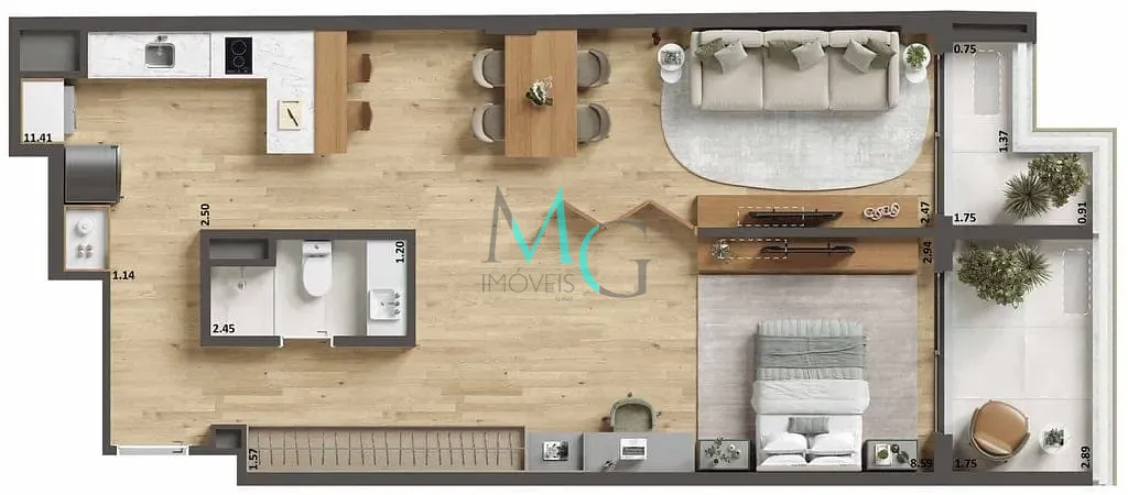 Apartamento, 1 quarto, 38 m² - Foto 25
