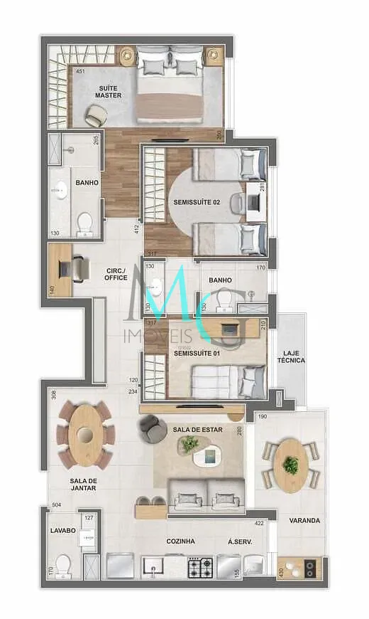 Apartamento, 2 quartos, 69 m² - Foto 70