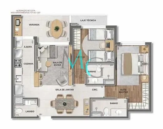Cobertura, 3 quartos, 135 m² - Foto 68