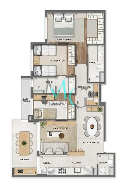 Cobertura, 3 quartos, 135 m² - Foto 72
