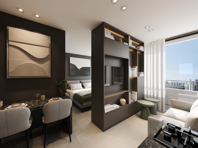 Studio 1 quarto e 1 banheiro, à venda, no bairro Poço em Cabedelo