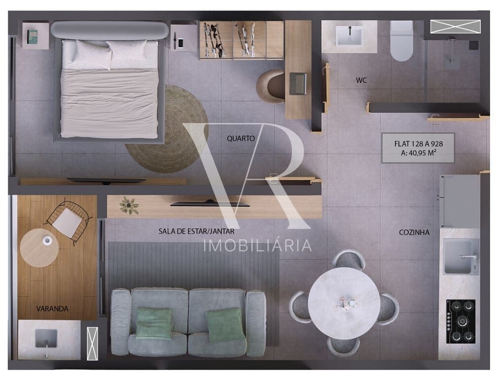 Apartamento à venda com 1 quarto, 24m² - Foto 35