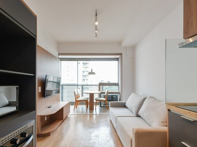 Foto do Apartamento - Apartamento à venda 1 Quarto 1 Suite 1 Vaga 36M² Pinheiros São Paulo - SP | Lares e Andares Imóveis