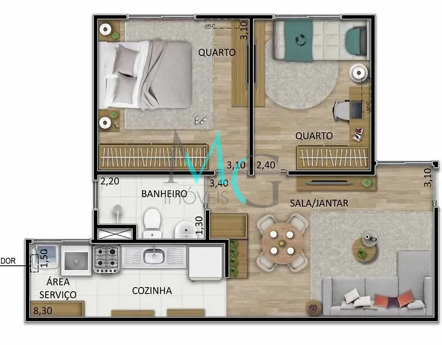 Apartamento, 2 quartos, 74 m² - Foto 16