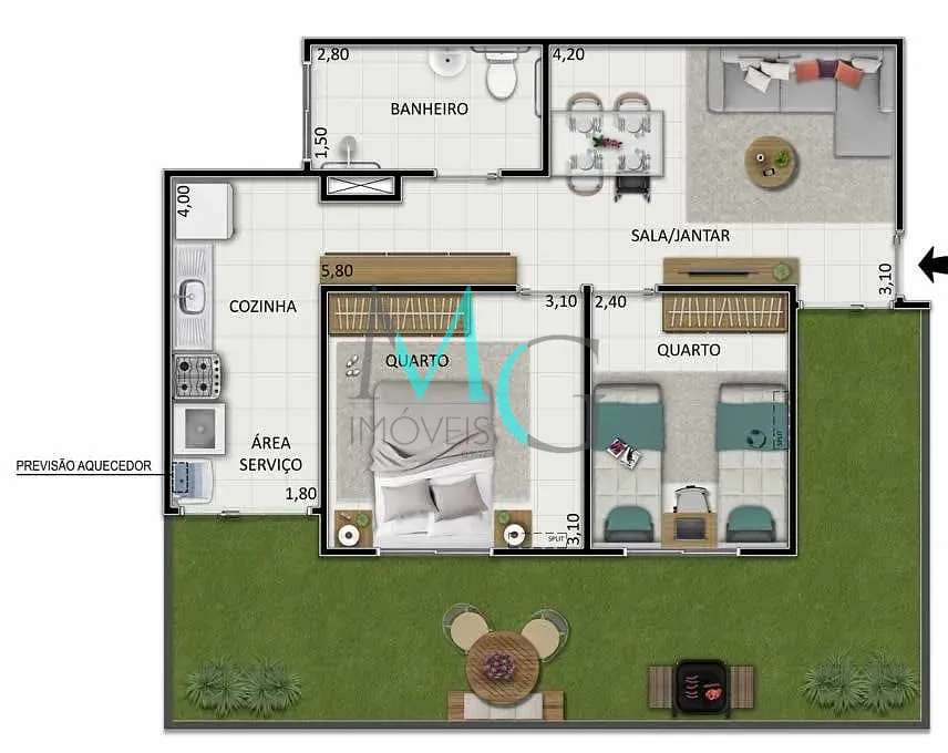 Apartamento, 2 quartos, 74 m² - Foto 18