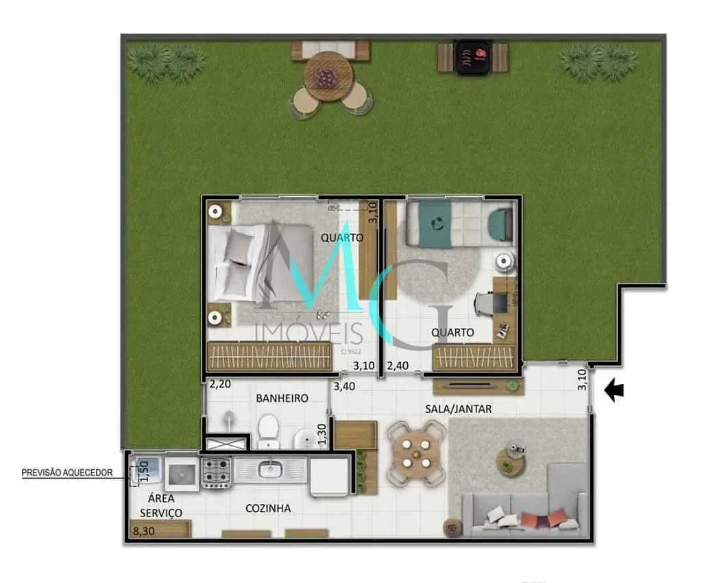 Apartamento, 2 quartos, 74 m² - Foto 20