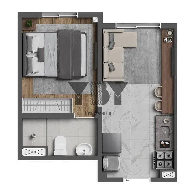 Apartamento, 2 quartos, 34 m² - Foto 20