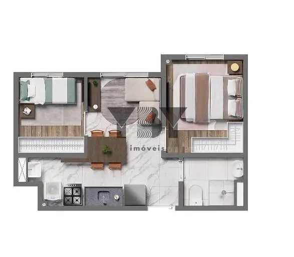 Apartamento, 2 quartos, 32 m² - Foto 22