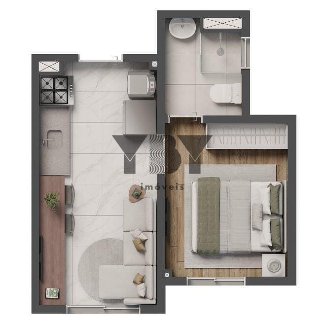 Apartamento, 1 quarto, 24 m² - Foto 21