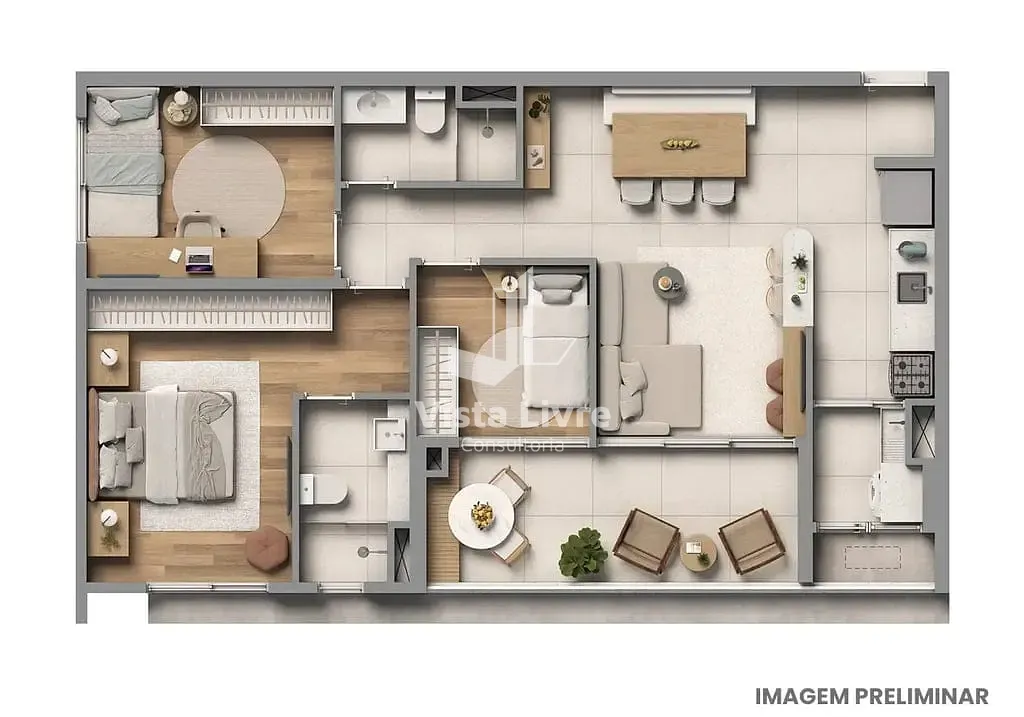 Apartamento, 3 quartos, 76 m² - Foto 13