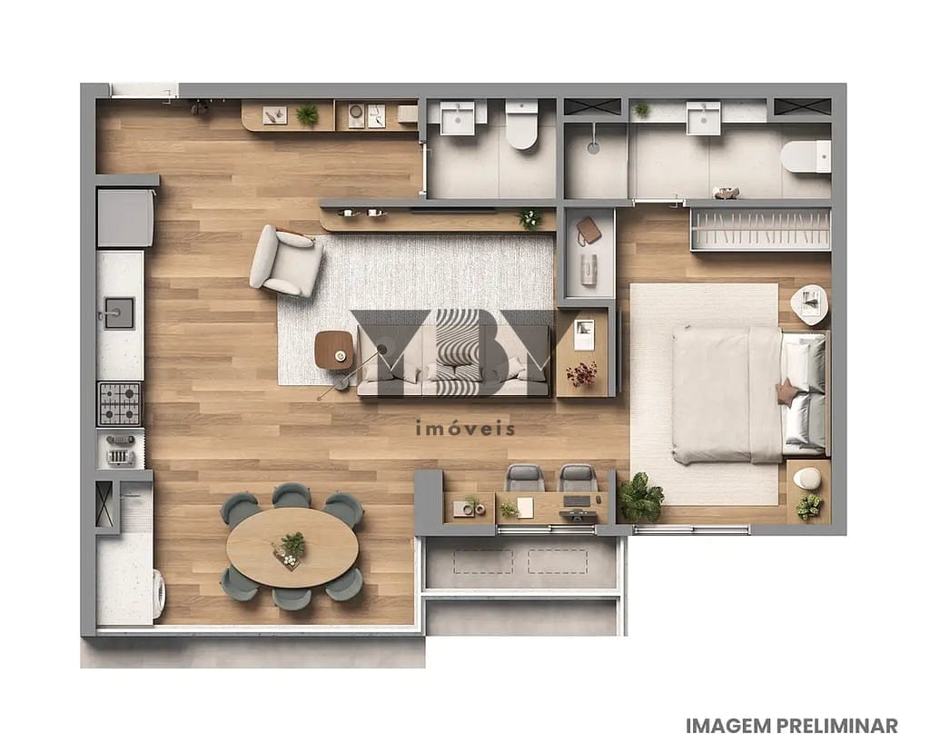 Apartamento, 2 quartos, 59 m² - Foto 12