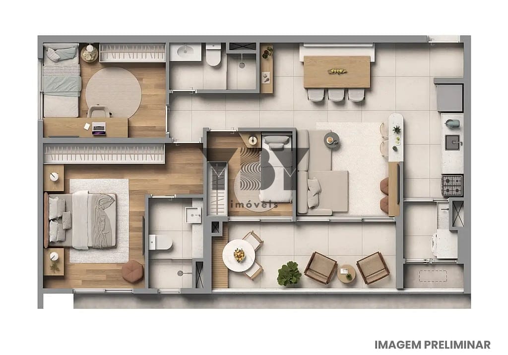 Apartamento, 2 quartos, 59 m² - Foto 13