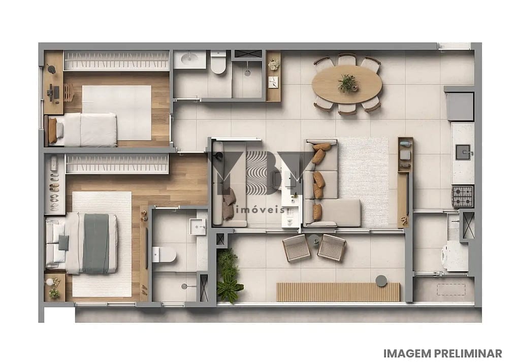 Apartamento, 2 quartos, 59 m² - Foto 14