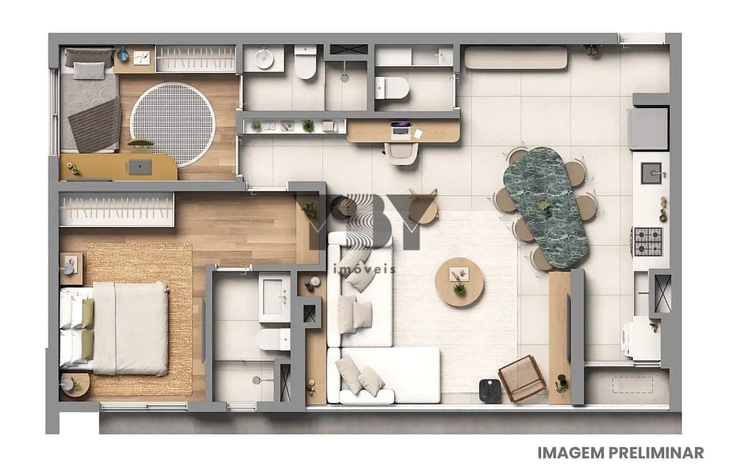 Apartamento, 2 quartos, 59 m² - Foto 15