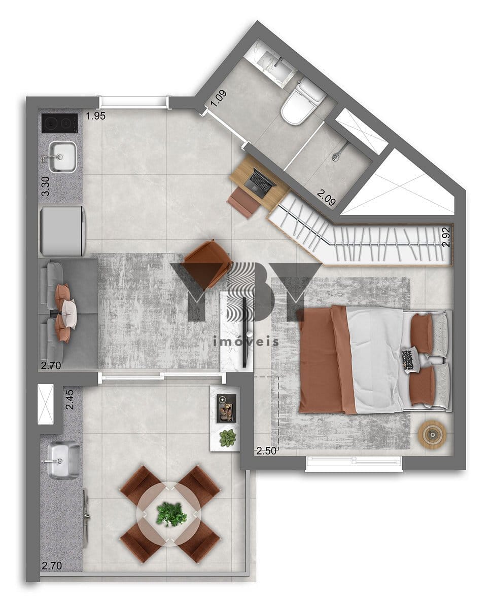 Cobertura à venda com 2 quartos, 60m² - Foto 25
