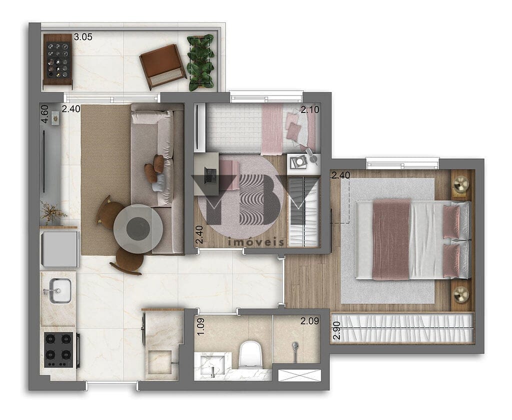 Cobertura à venda com 2 quartos, 60m² - Foto 26